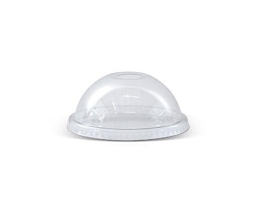 PET Dome 98mm Lid /Die-Cut Hole (100 pack)